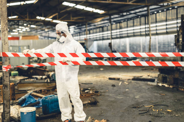Professional Biohazard technician working in Port Murray, NJ
